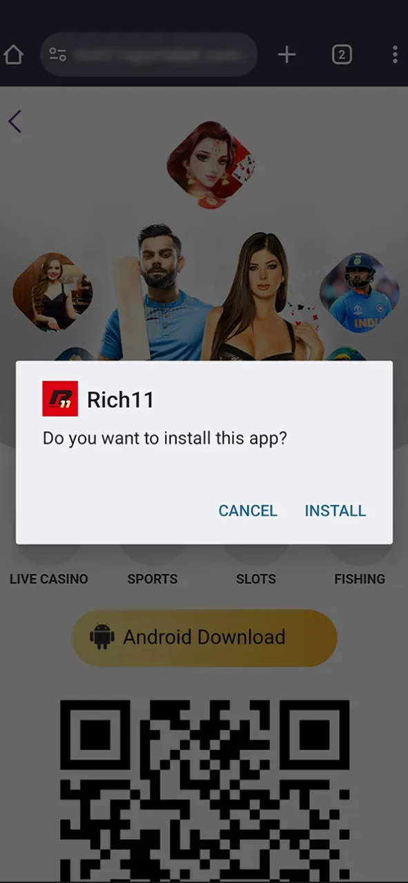 Install the Rich11 APK file from your downloads and start playing instantly.