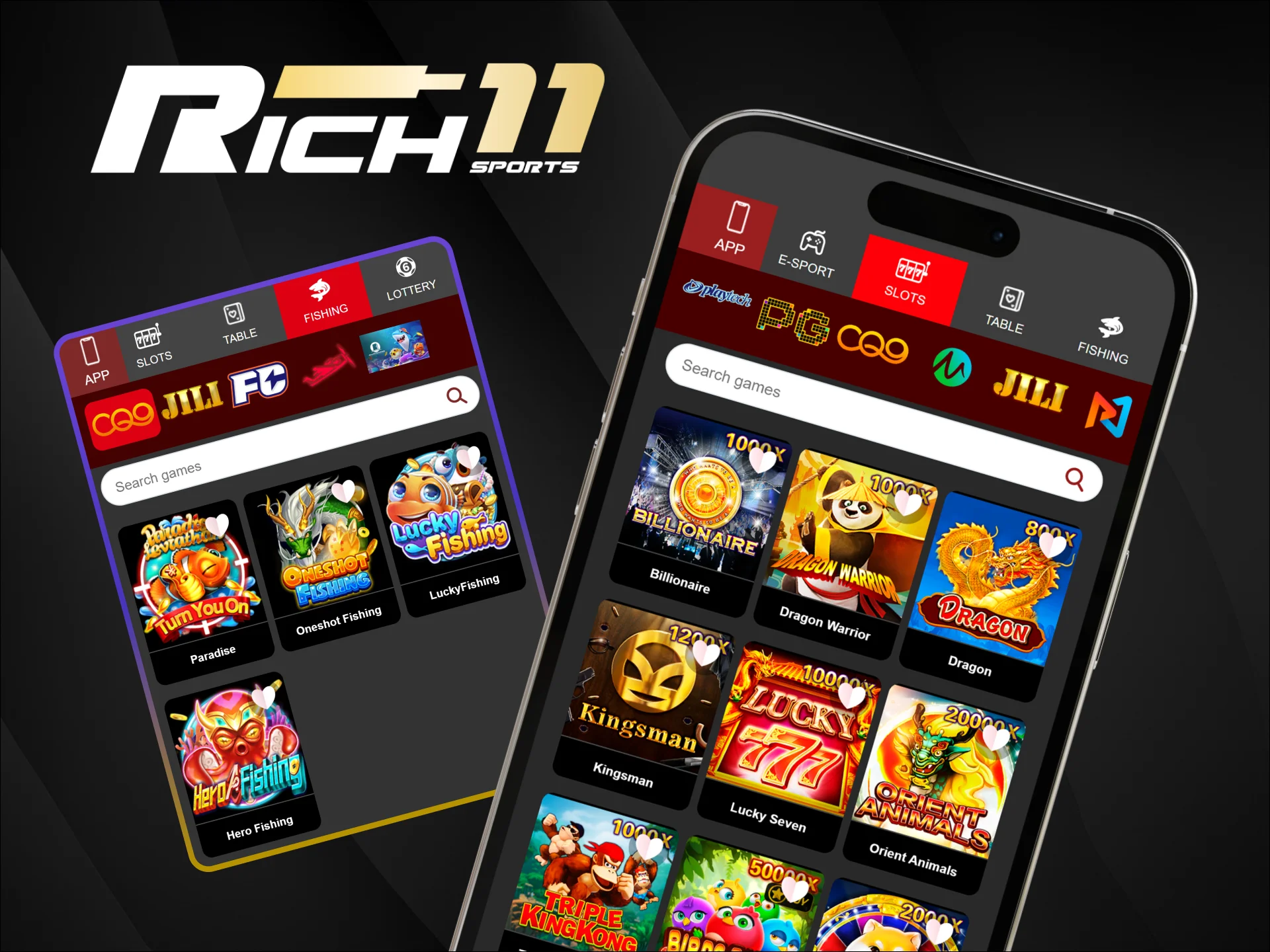 Play top casino games in the official Rich11 app with smooth performance and easy controls.