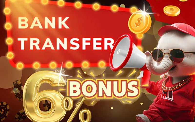 Get an exclusive bonus on deposits made via bank transfer on the official Rich11 platform.